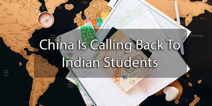 China is calling back to Indian Students